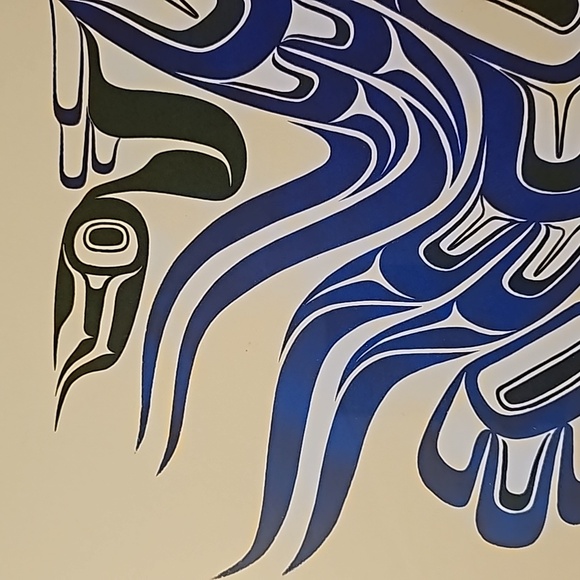 Framed Coastal Salish print - Picture 4 of 4